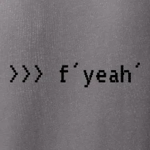 Python  f yeah