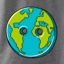 Planeta země knoflík (Pecka design)