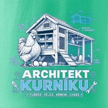 Architekt kurníku technický výkres