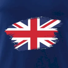 Britská vlajka roztrhaná