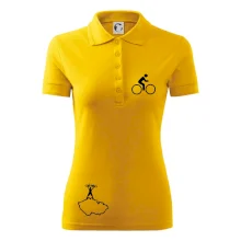 Mapa ČR + kolo na prsu