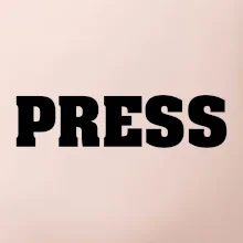 Novinář nápis - Press