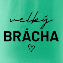 Velký brácha - nápis na prsou