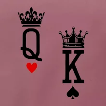 King & Queen logo na prso