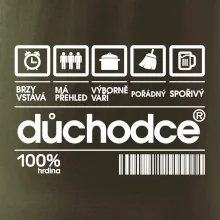 Čárový kód důchodce