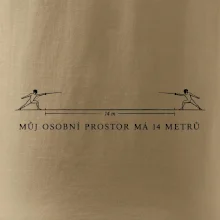 Můj osobní prostor má 14 metrů