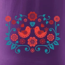 folklor - dva červení ptáčci