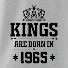 Kings are born in 1965