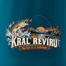 Listopadový rybář král revíru se štikou
