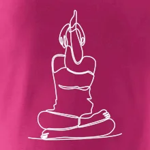 Jóga v sedu jedním tahem