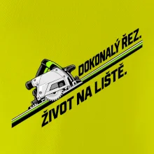 Dokonalý řez život na vodicí liště