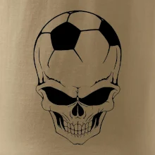 Fotbal lebka míč