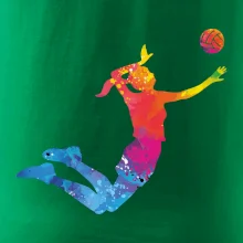 Volejbalista/Volejbalistka splash s míčem