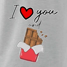 I love you and chocolate