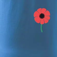 Vlčí mák ikonka na prsu