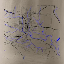 Dvůr Králové nad Labem mapa s vodními toky