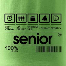 Čárový kód senior