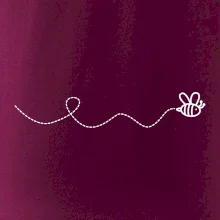 Dráha letu včely - vlnovka