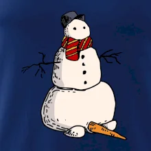 Sněhulák se spadlým nosem