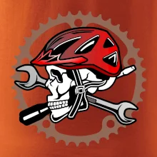 Lebka biker opravář