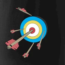 Šípy v barevném terči