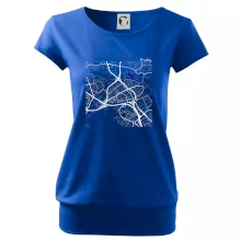 Praha - 14100 mapa s vodními toky