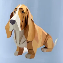 Baset slepený z papíru