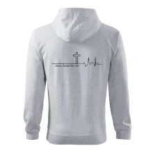 Jesus Saved My Life kříž ekg Jesus Saved My Life kříž ekg