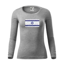 Vlajka Izrael kreslená