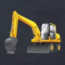 Bagr bez nápisu ze předu