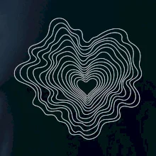 Topografické srdce z vrstevnic