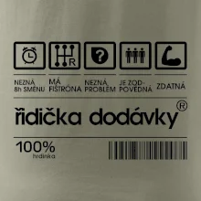 Čárový kód - řidička dodávky