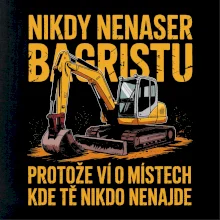 Malý bagr Nikdy Nenaser bagristu