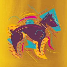 Pes abstrakce hubený