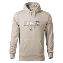 Eat sleep MMA v řádku