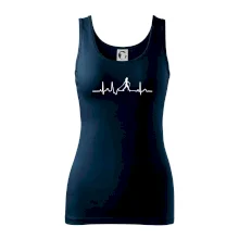 EKG nordic walking žena