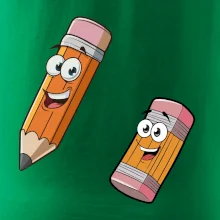 Tužka  a guma kreslená