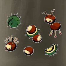 Kaštanová zvířátka - obdelník