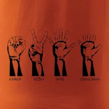 Kámen nůžky papír cirkulárka Kámen nůžky papír cirkulárka