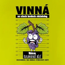 Vinná réva odsouzena Rulandské bílé