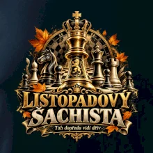 Listopadový šachista se zlatým králem