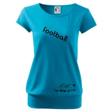 FOOTBALL nápis šikmo