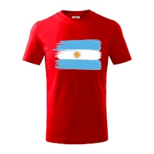 Argentina vlajka kreslená štětkou