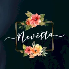 Nevěsta čtverec oranžový