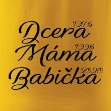 Dcera, máma, babička - vaše ročníky