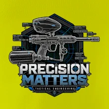 Technický nákres precision matters paintball