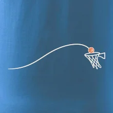 Minimalistická trajektorie míče do koše