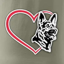 Německý ovčák v srdci