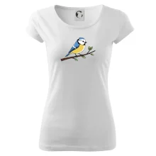 Sýkorka modřinka na větvi