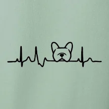 EKG Francouzský buldoček hlava